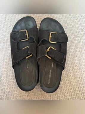 Intentionally Blank Cooper-2 Platform Slide Sandals